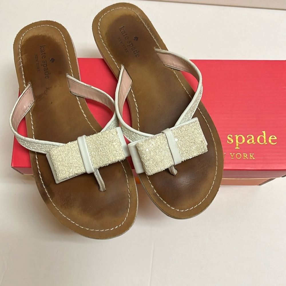Kate Spade glitter sandal